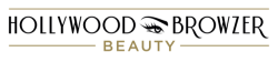 Hollywood Browzer Beauty Horizontal Logo - Transparent Background